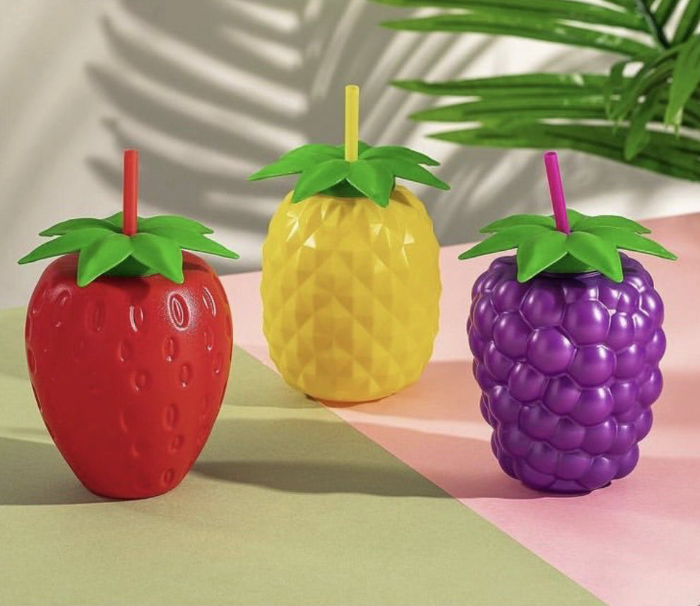 500ml Cute Fruit Shape Water Bottle, Kids Water Bottle, Portable Leak Proof Straw Water Bottle 500ml Cute Fruit Shape Water Bottle, Kids Water Bottle, Portable Leak Proof Straw Water Bottle